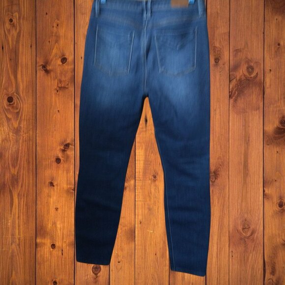 Anthropologie Unpublished Women's Size 29 Stretch Blue Denim Skinny Jeans Casual - Picture 4 of 4